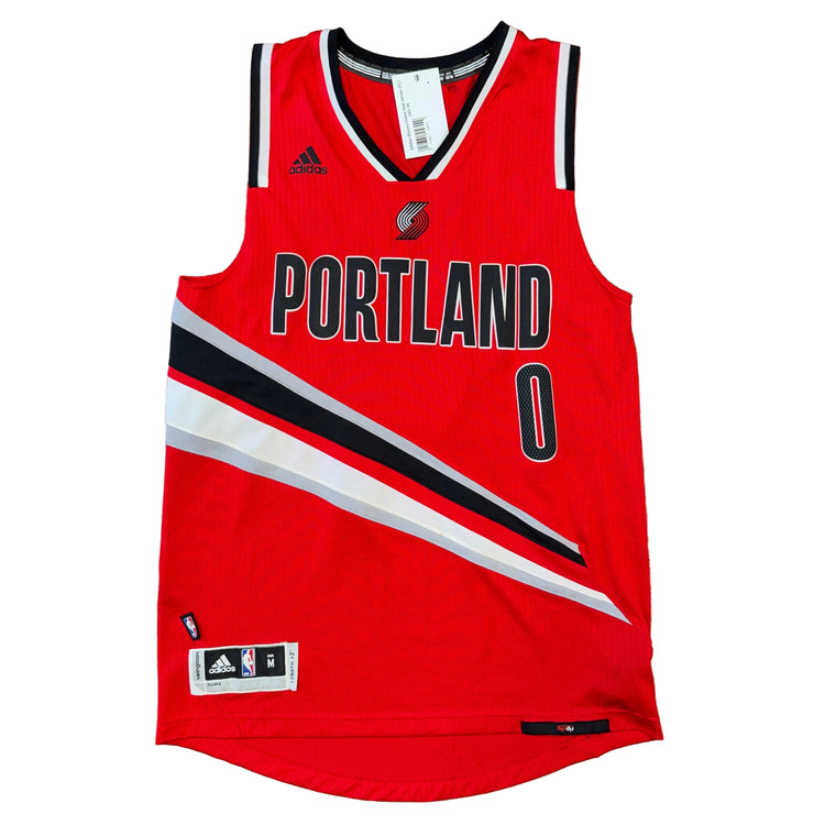 Adidas Portland Trail Blazers Damian Lillard Jersey Sz M