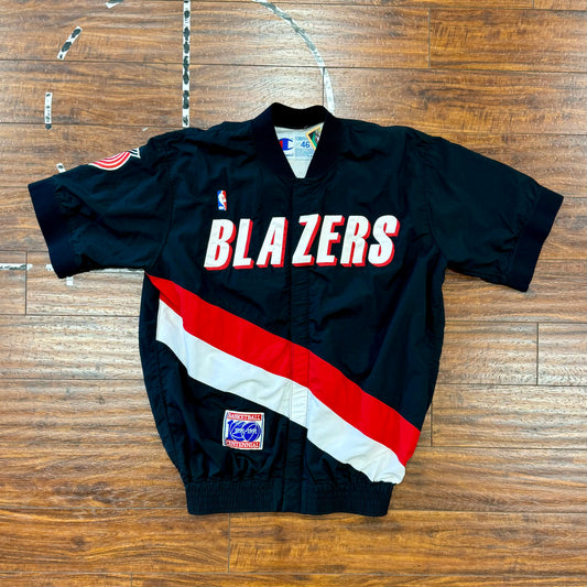 Champion Blazers 1992-93 Reggie Smith Warm Up SS Jacket Sz 2X + 2”