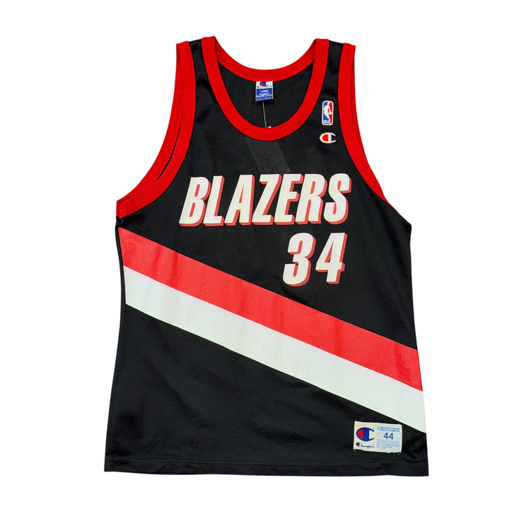 Champion 90’s Portland Trail Blazers Isaiah Rider Away Jersey Sz L