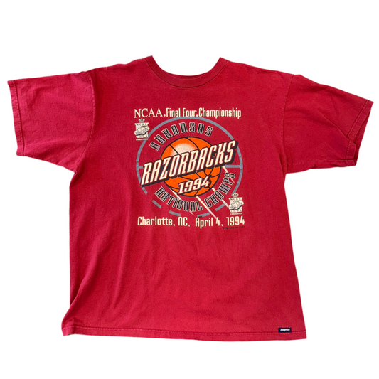 Jansport Arkansas Razorbacks Final 4 Champion Tee Sz 2X