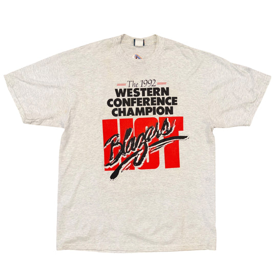 1992 Portland Trail Blazers Western Conference Champs "NO BULL" Tee Sz XL