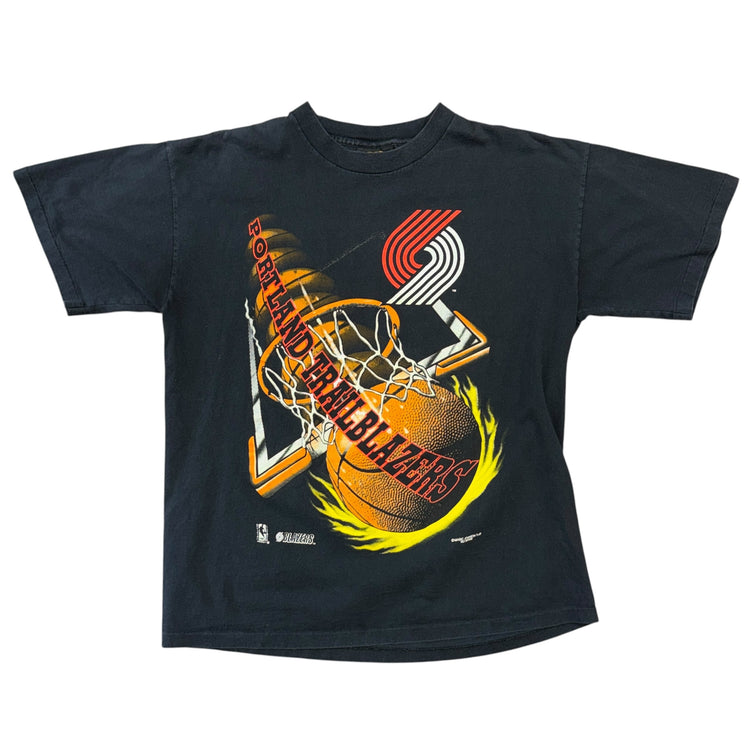 Magic Johnson T’s Portland Trail Blazers Hoops Tee Sz XL