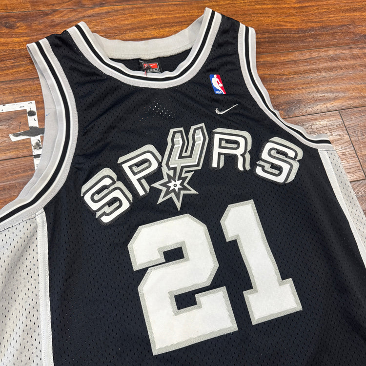 Nike San Antonio Spurs Tim Duncan Jersey Sz L