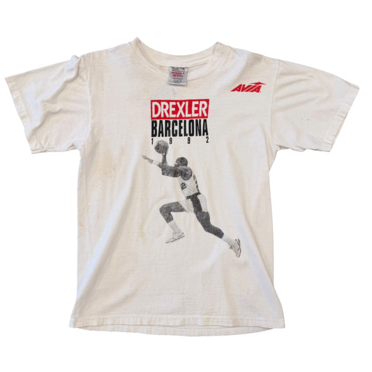 Oneita Avia 1992 Barcelona Clyde Drexler Tee Sz M