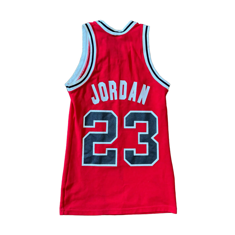 Sand-Knit 80's Bulls Michael Jordan Jersey Sz S