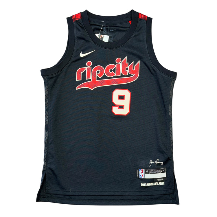 Nike Swingman Portland Trail Blazers City Jerami Grant Jersey Sz YM