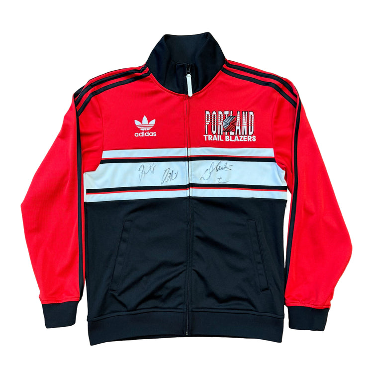 Adidas Blazers Full-Zip Autographed Jacket Sz M