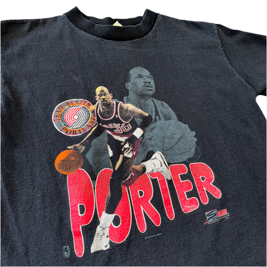 Salem Sportswear Terry Porter Graphic Tee Sz YL