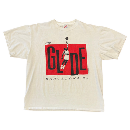 Jerzees Clyde The Glide Barcelona 1992 Tee Sz XL