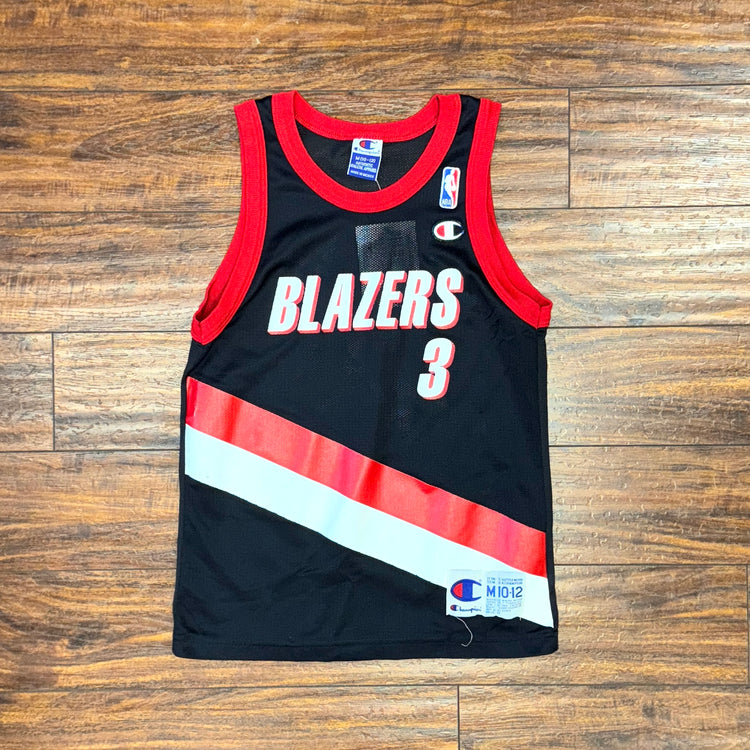 Champion Portland Trail Blazers Damon Stoudamire Jersey Sz YM