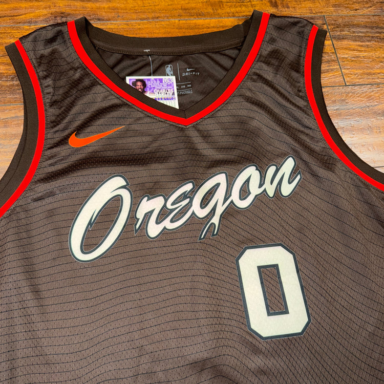 Nike 2019-20 City Edition Damian Lillard Jersey Sz 3X