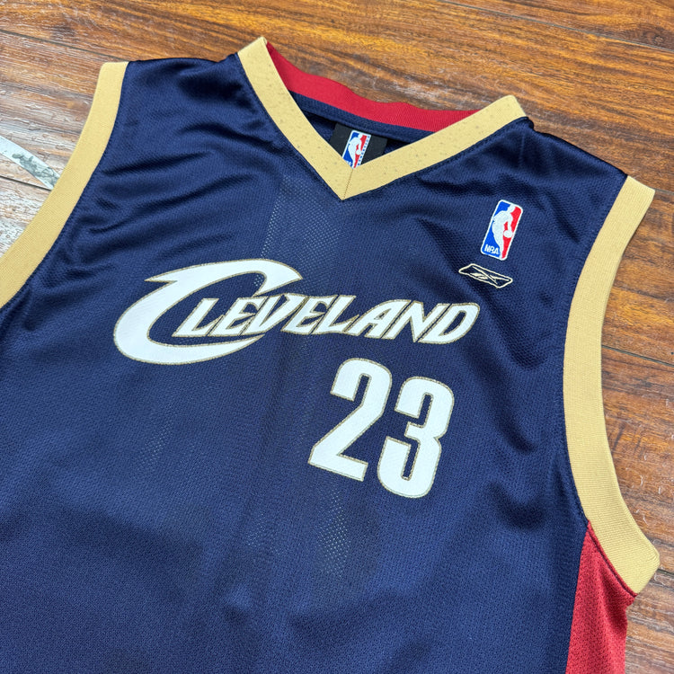 Reebok Cleveland Cavaliers Lebron James Jersey Sz YL