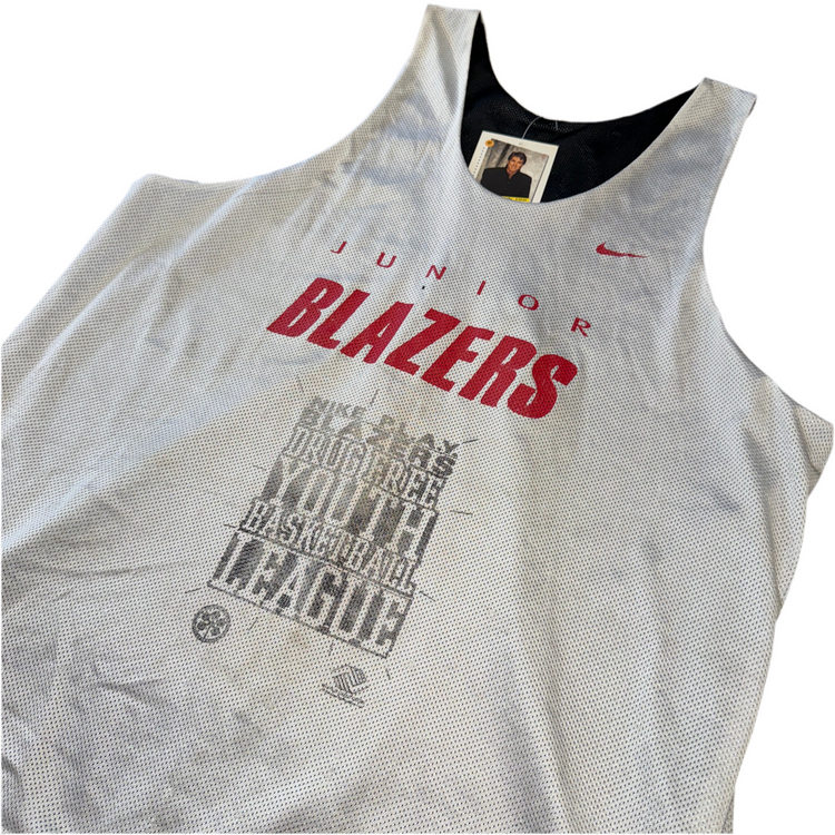 Nike Jr Portland Trail Blazers B&G Club Jersey Sz L