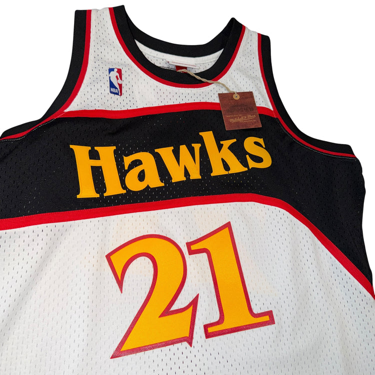 NWT Mitchell & Ness Atlanta Hawks Dominique Wilkins Jersey Sz L
