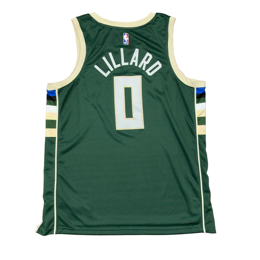 NWT Nike Milwaukee Bucks Damian Lillard Jersey Sz XL