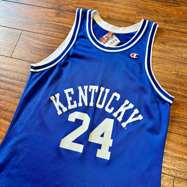 Champion 90’s Kentucky Jamal Mashburn Jersey Sz L