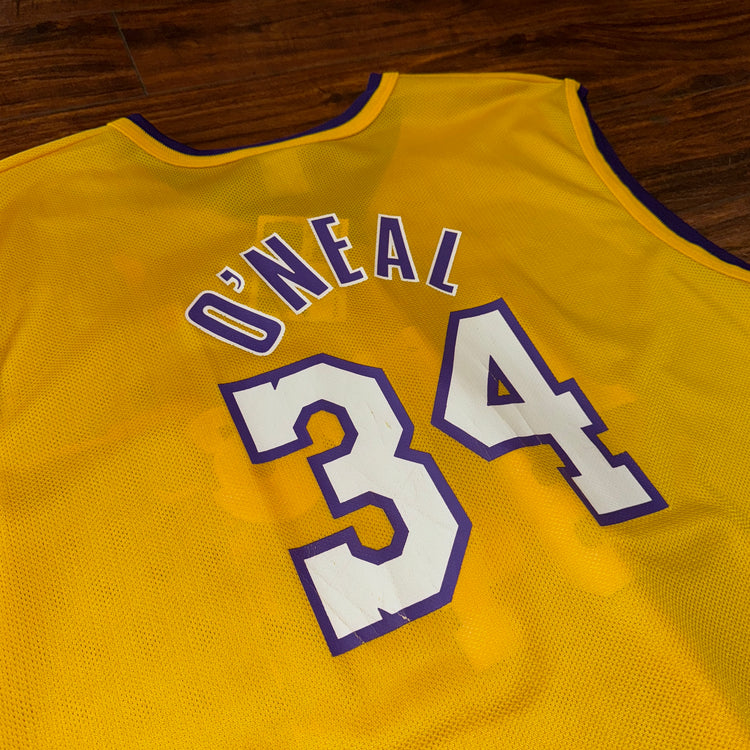 Champion Los Angeles Lakers Shaquille O’Neal Jersey Sz XL