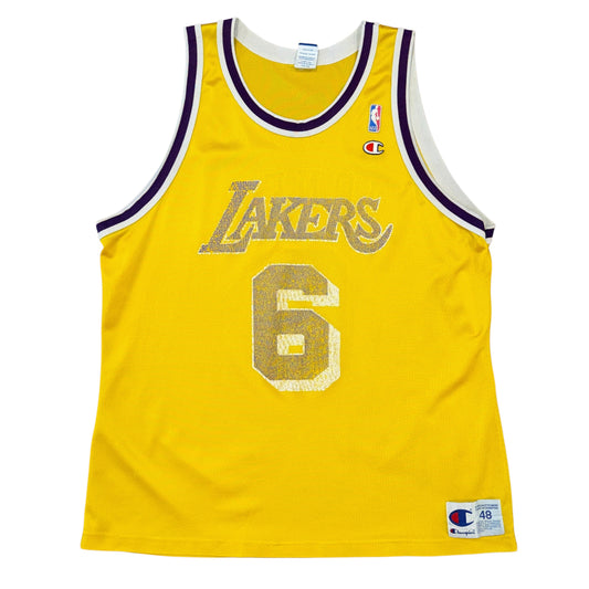 Champion 90’s Los Angeles Lakers Eddie Jones Away Jersey Sz XL