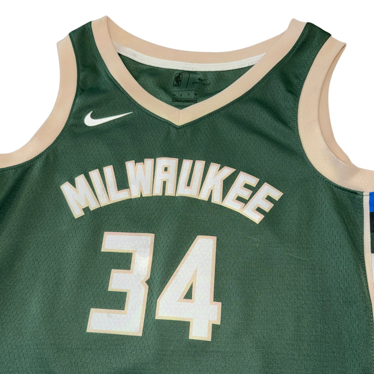 NWT Nike Swingman Icon Milwaukee Bucks Giannis Antetokounmpo Jersey Sz S