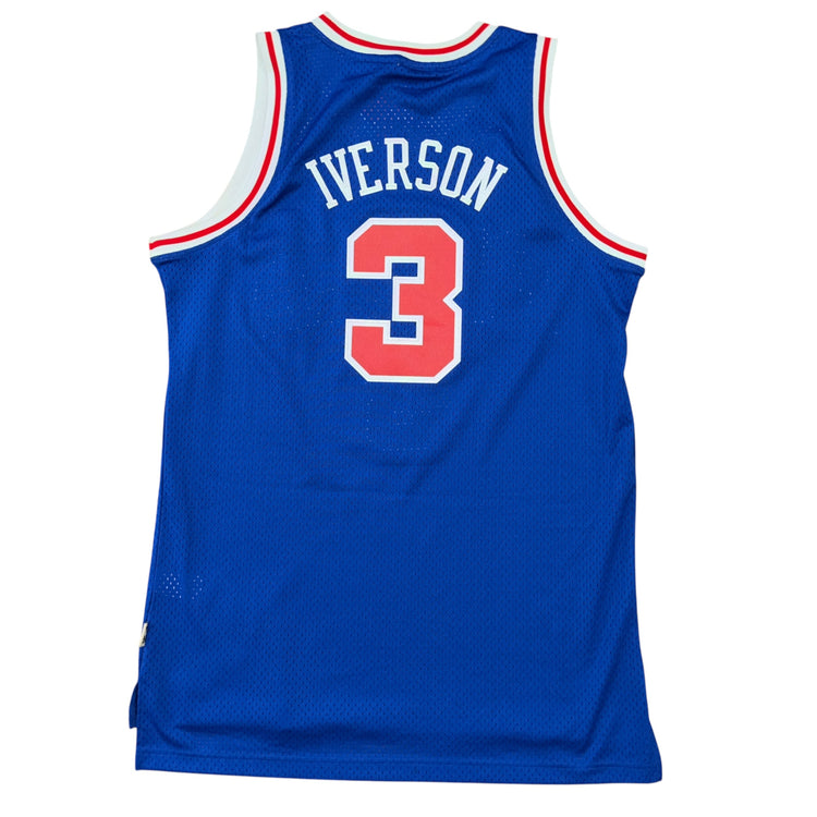 Adidas Hardwood Classics 1996-97 Philadelphia 76ers Allen Iverson Away Jersey Sz L