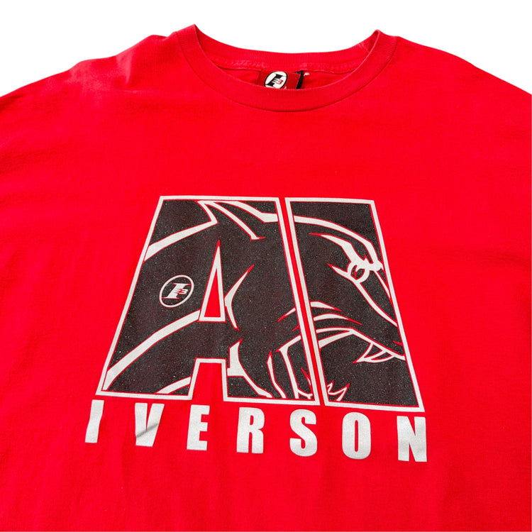 Reebok AI Iverson Logo Tee Sz XL