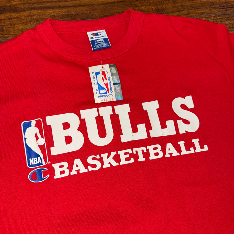 NWT Champion Chicago Bulls Tee Sz L