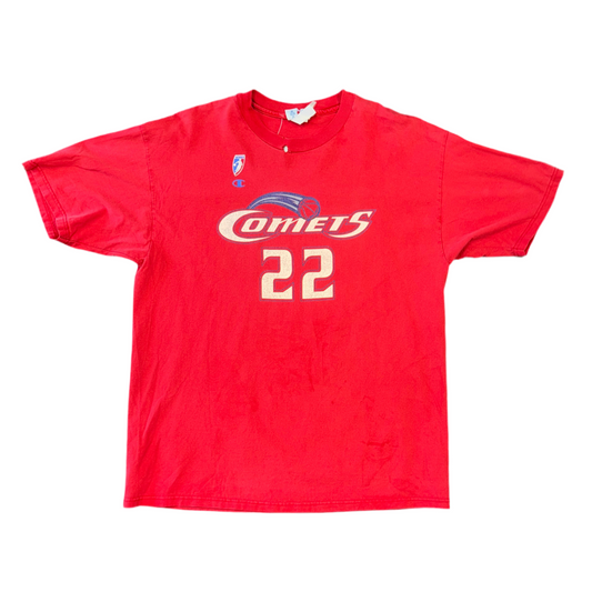 Champion Houston Comets Cheryl ￼Swoops Tee Sz XL