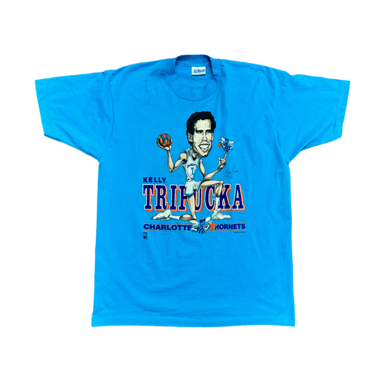 Salem Sportswear 90’s Charlotte Hornets Kelly Tripucka Tee Sz XL