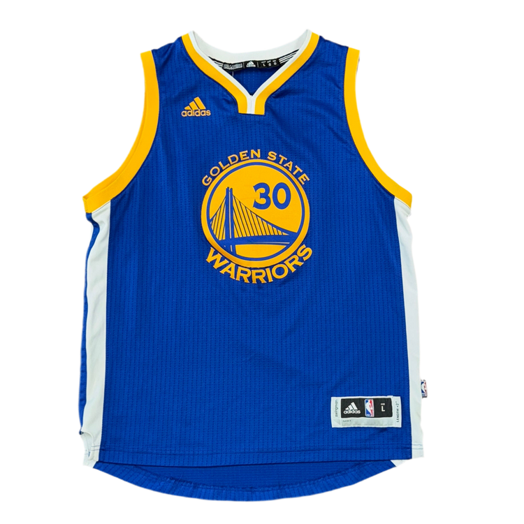 Adidas Golden State Warriors ￼ Steph Curry Jersey Sz YL