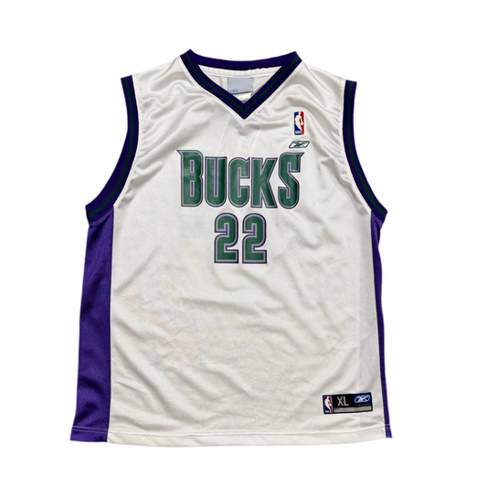 Reebok 2000’s Bucks Michael Redd Jersey YXL