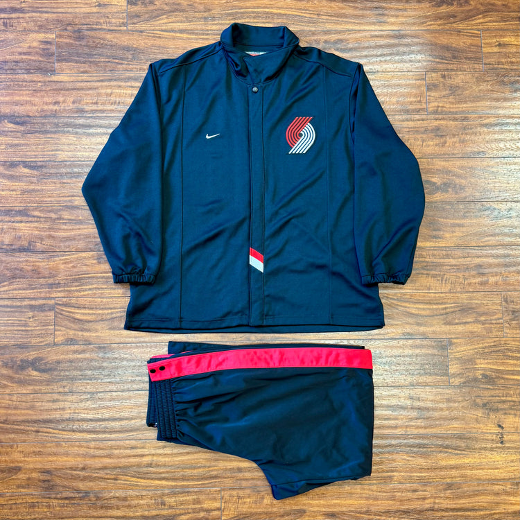 Nike 1998-99 Blazers Team Issued Warm Up Sz XL