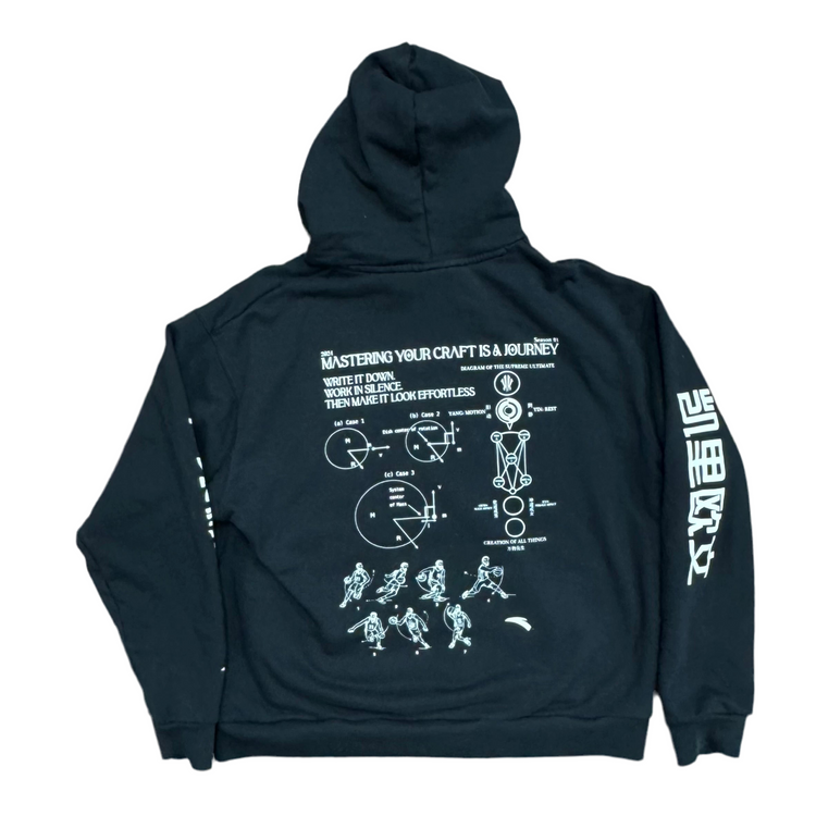 Anta Kai Hoodie Black Sz L