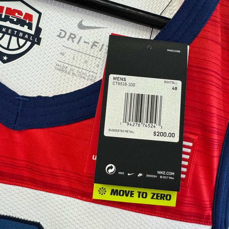 Nike Team USA Basketball Jersey Sz L