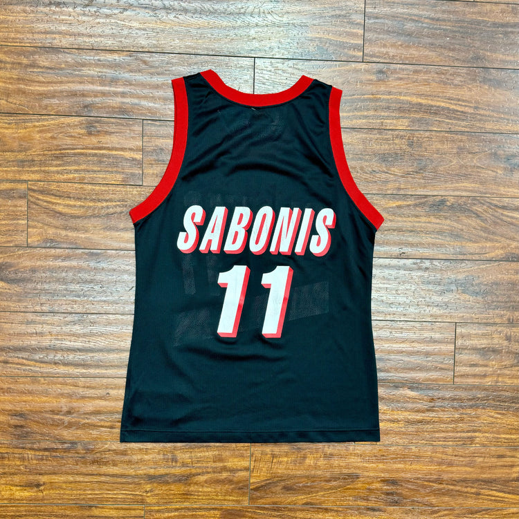 Champion 90's Blazers Arvydas Sabonis Jersey Sz M