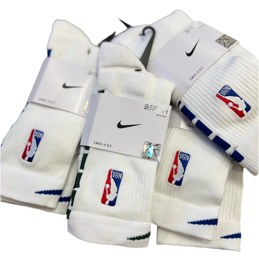 Nike Elite NBA Team Issued Crew Socks 5Y-7Y