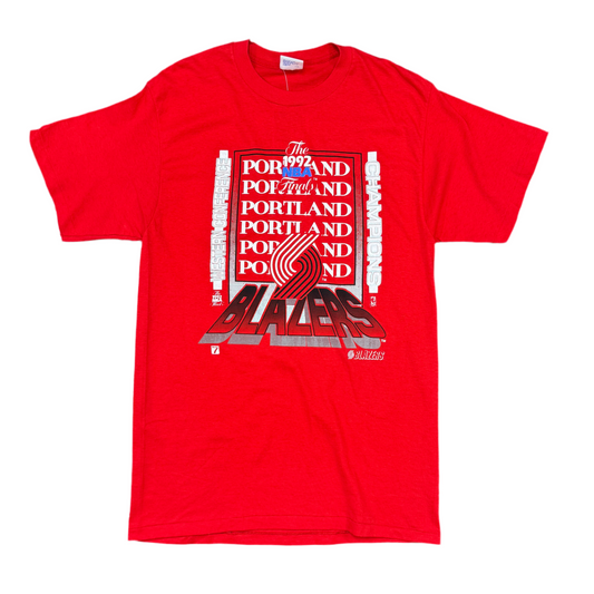Tultex 1992 Portland Trail Blazers Finals Tee Sz L