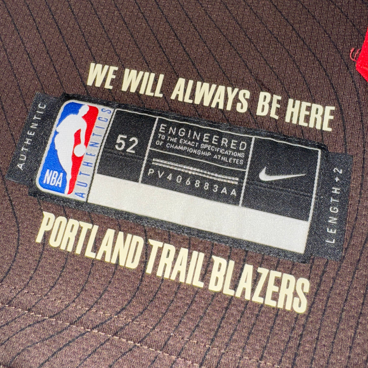 Nike Authentic Portland Trailblazers Damian Lillard Oregon City Jersey Sz XL