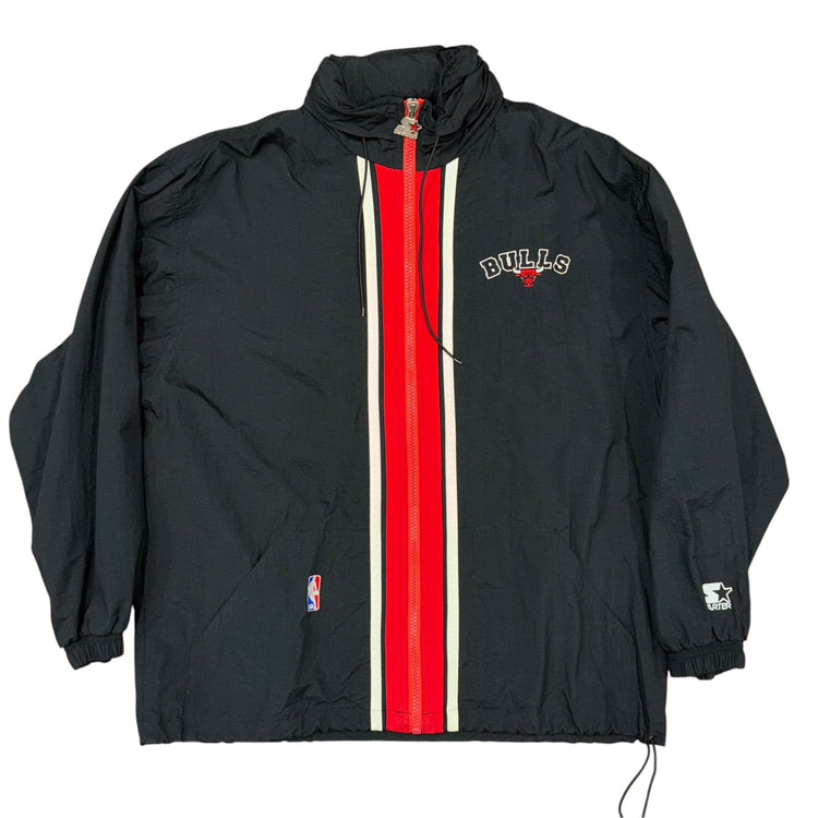 Starter 90’s Bulls Bulls Stripe Jacket Sz L