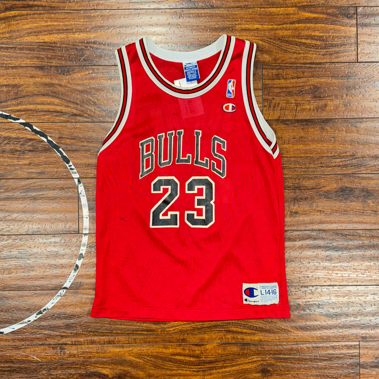 Champion Chicago Bulls Jersey Sz YL