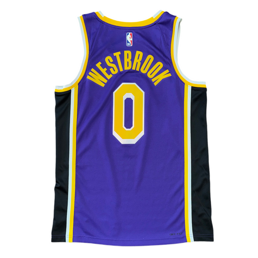Jordan Los Angeles Lakers Westbrook Jersey Sz M