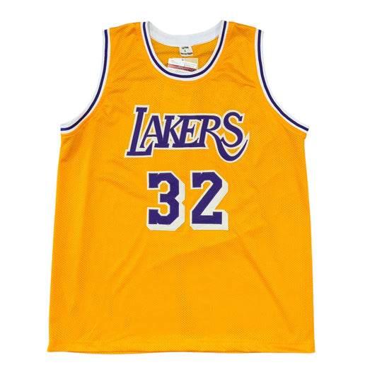 JSA Signed Los Angeles Lakers Magic Johnson Jersey Sz XL