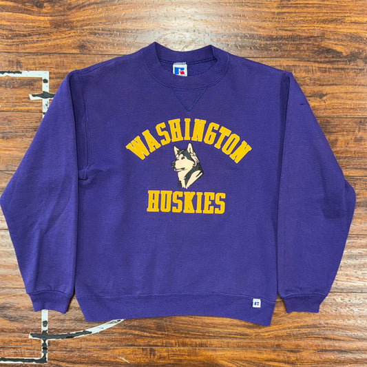 90's Washington Huskies Crew Sz YXL