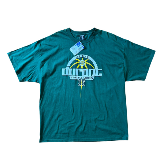 NWT UNK Sonics 2007 Rookie KD Tee Sz 2X