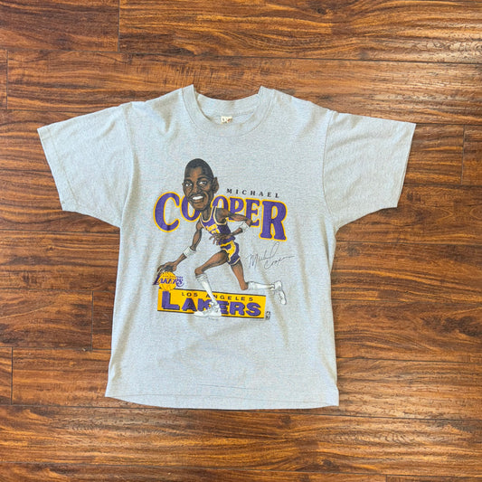 1980's Screen Stars Los Angeles Lakers Michael Cooper Tee Men’s L