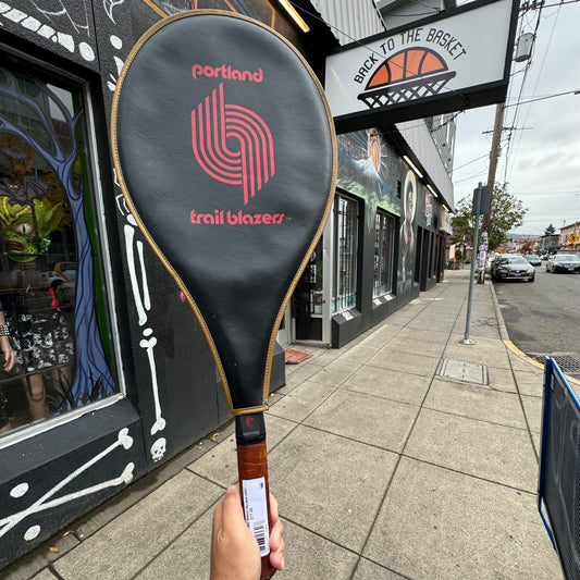 Portland Blazers 80’s Tennis Racket