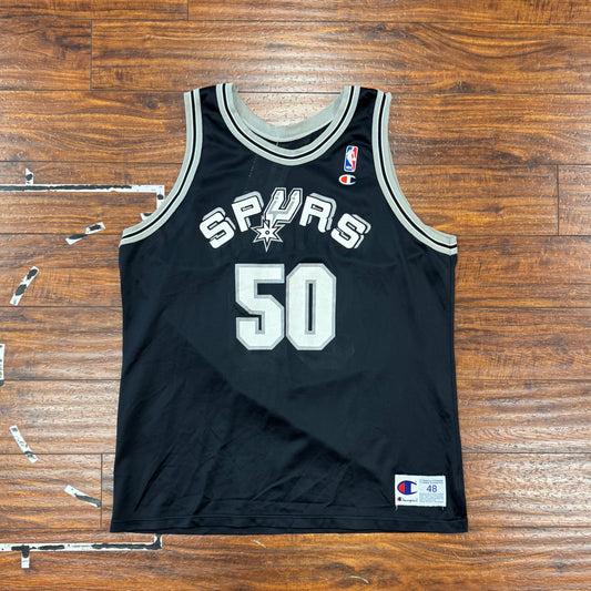 Champion San Antonio Spurs David Robinson Jersey Sz L