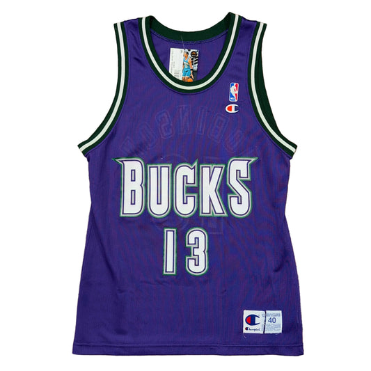 Champion Milwaukee Bucks Glen Robinson Jersey Sz M