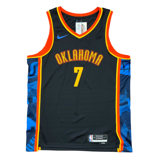 Nike Swingman 2024-25 City Edition Oklahoma City Thunder Chet Holmgren Jersey Sz XL