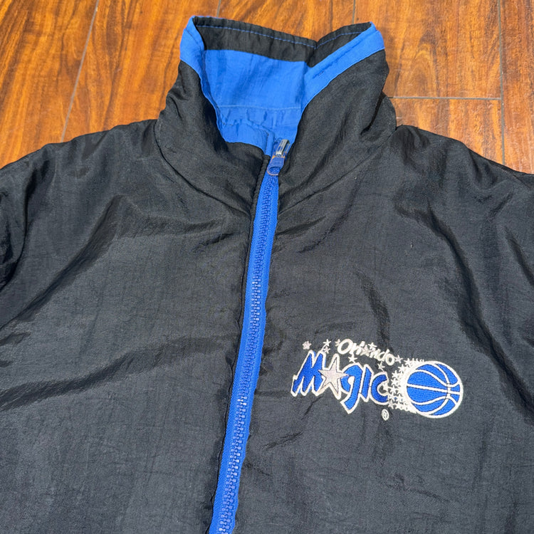 Pro Player 90's Orlando Magic Reversible Puffer Jacket Sz YM