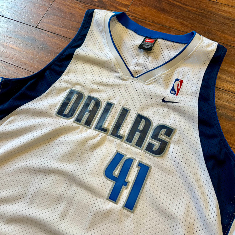 Nike 00’s Dirk Mavs Jersey Sz 2X